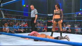 Knockouts Steel Cage Match: Mickie James vs Madison Rayne - YouTube