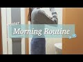 【morning routine】一人暮らしOLの平日モーニングルーティン/スキンケア/朝食/お弁当❄️冬編