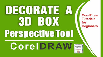 Decorate a box by using Perspective tool in corel draw with cdtfb