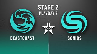 Beastcoast vs Soniqs \/\/ North American League 2022 - Stage 2 - Playday #7