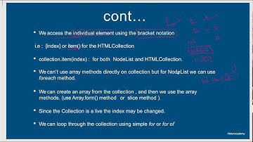 8- NodeList and HTMLCollection : شرح جافا سكريبت 2019