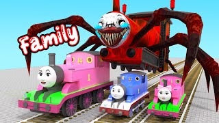 Monster Story: Bad CHOO CHOO CHARLES Has a GOOD FAMILY TRAIN - Train Sad Life | Minecraft Animation