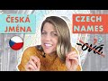 SHOULD CZECH WOMEN DROP THE "OVÁ"? (& other things you never wondered about Czech names)