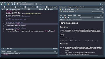 How to rename columns in R