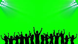Free green screen party night dance video | No copyright green screen video
