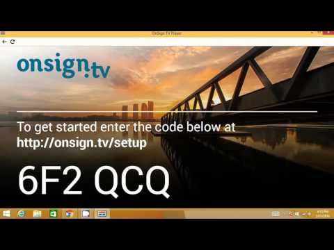 Tutorials OnSign TV - How to add a player to your OnSign TV account