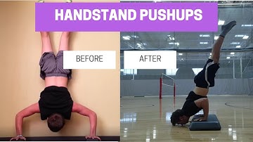 My Handstand Pushup Progression | Over 2 Years |