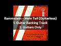 Rammstein Mein Teil Guitarless 1 Guitar Backing Track 2 Guitars Only Rammstein Mein Teil Guitarless 1 Guitar Backing Track 2 Guitars Only