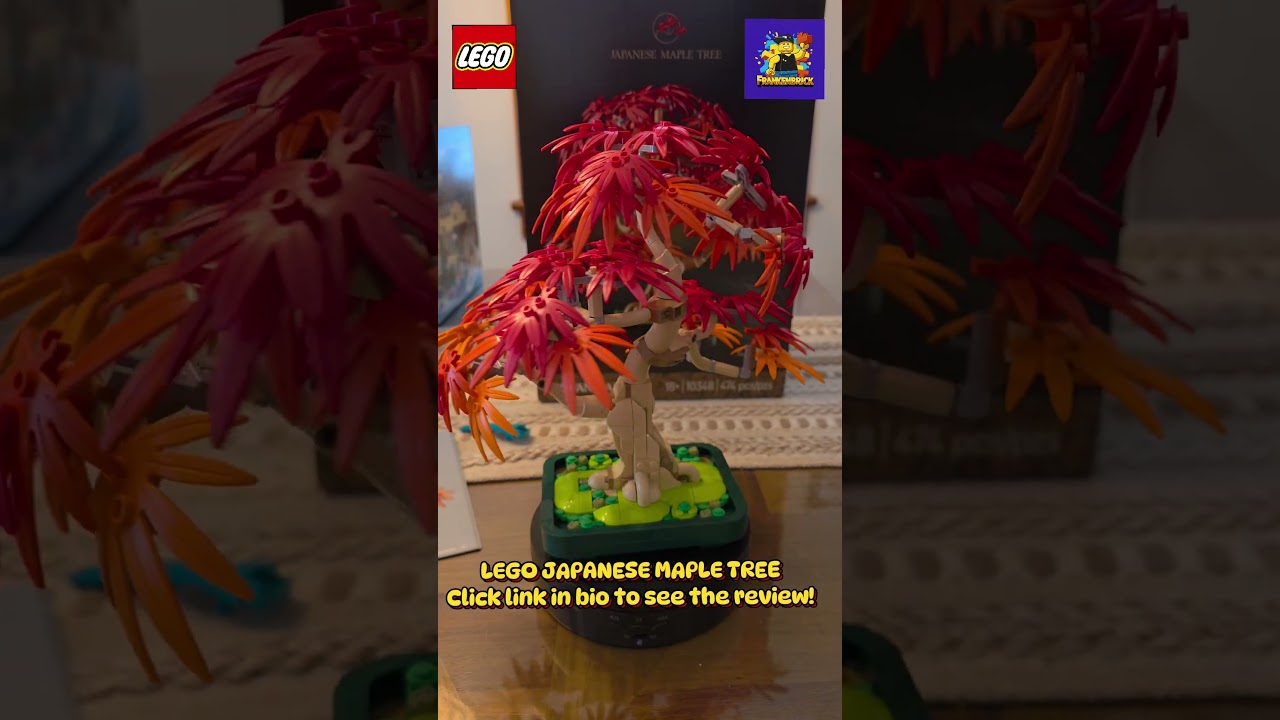 Lego Japanese Maple Tree. 