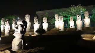Replica Of Easter Island Statue At Eco Park, Kolkata
