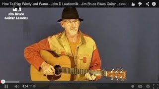 How To Play Windy and Warm On Guitar - John D Loudermilk chords