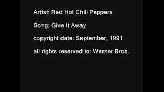 Red Hot Chili Peppers - Give It Away (Lyrics)