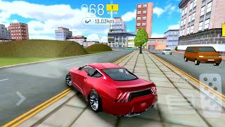 Extreme Car Driving Simulator - Ford Mustang Free Roam Test Drive (Android Gameplay) screenshot 4