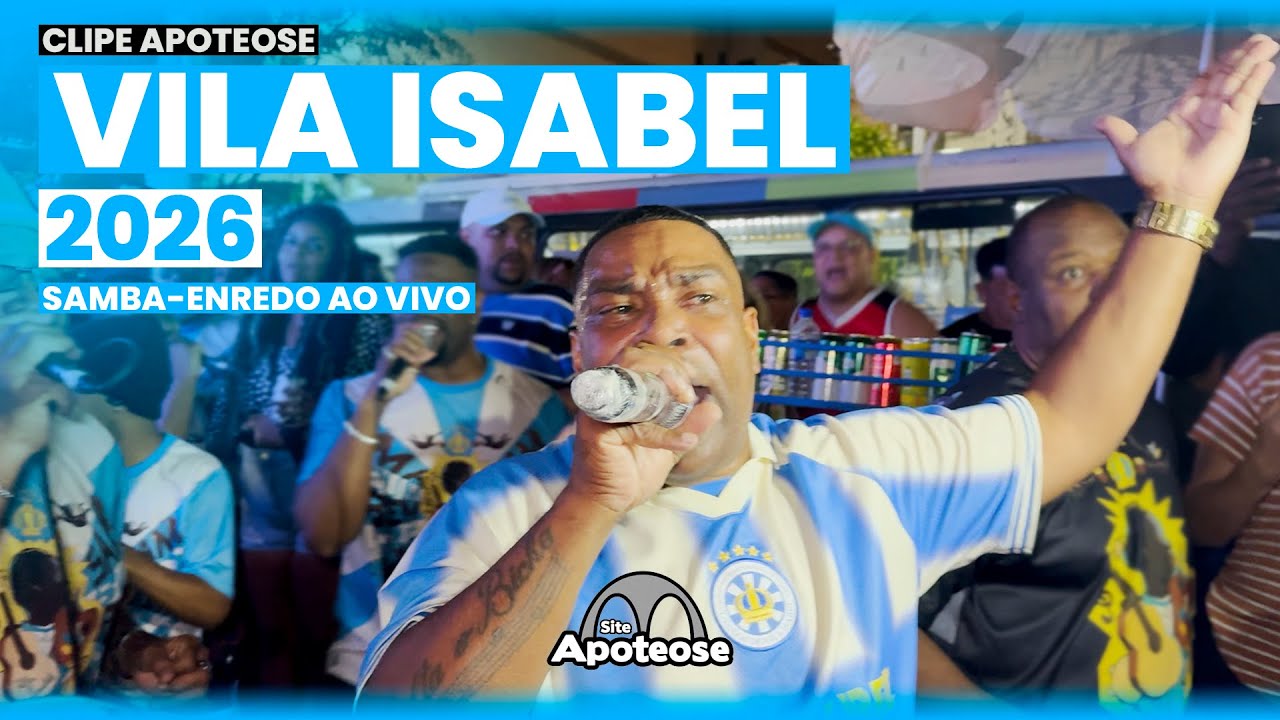 VILA ISABEL 2026 | SAMBA-ENREDO AO VIVO COM LETRA | CLIPE APOTEOSE EP 08/11 4K 