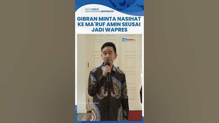 Gibran Sowan ke Ma'ruf Amin seusai Jadi Wapres Terpilih, Dapat Pesan: Jaga Kekompakan dengan Prabowo