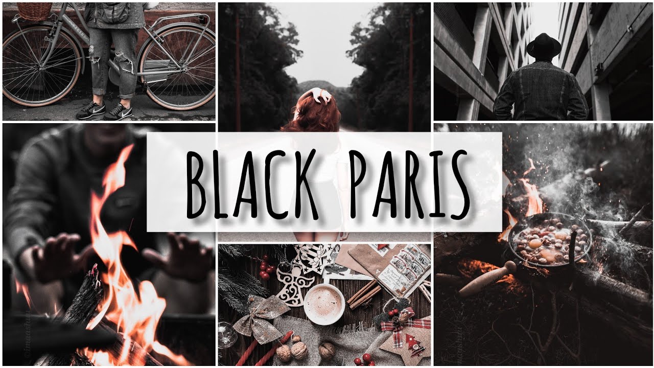 How to Edit BLACK PARIS Lightroom Preset || Lightroom Mobile Preset Free DNG || BLACK PARIS ||