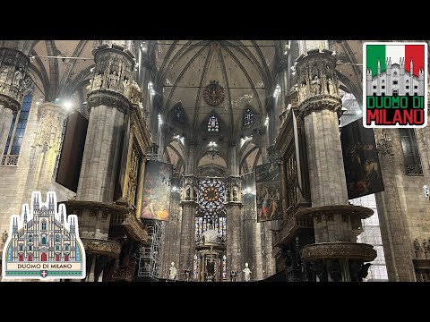✨ Inside the Duomo di Milano: A Breathtaking 4K Tour of Milan's Cathedral Interior 🇮🇹