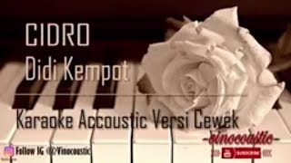 Didi Kempot - Cidro Karaoke Akustik Versi Cewek chords