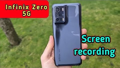 Infinix  Zero 5G screen recording, Infinix  Zero 5G screen recording setting, Infinix  Zero 5G