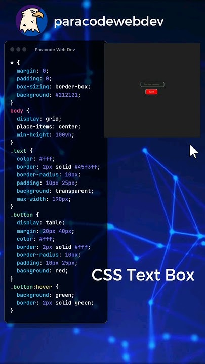 Designing a CSS Text Box - Professional Tips and Tricks - YouTube