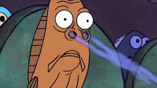 Blue Fish Screaming Deuueaugh - Spongebob In Different Effects