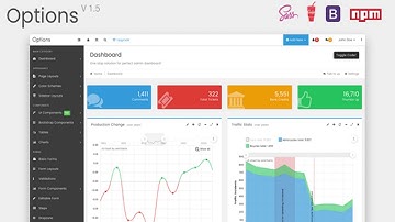 Options Admin - Responsive Web Application UI Kit | Themeforest Website Templates and Themes