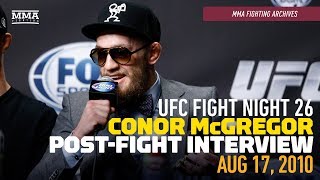 Mma Fighting Archives Conor Mcgregor Gives Post-Fight Interview Following Max Holloway Win