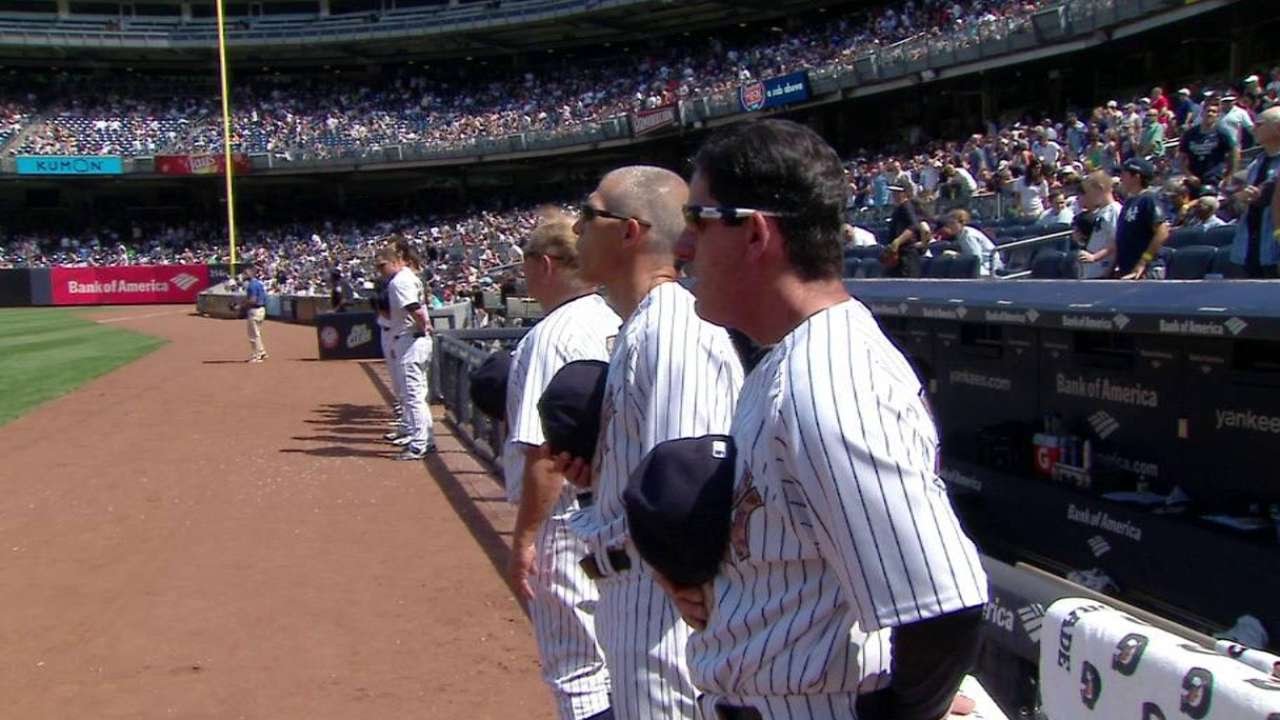 KC@NYY: Yankee Stadium holds moment of silence