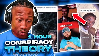 1 hour of WOKE and CONSPIRACY THEORY TIKTOK Videos! Will make you Question REALITY!?![REACTION!!!]