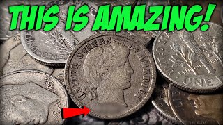 $2,000 DIME HUNT!!! OLD BARBER DIME FOUND & MORE SILVER!!!