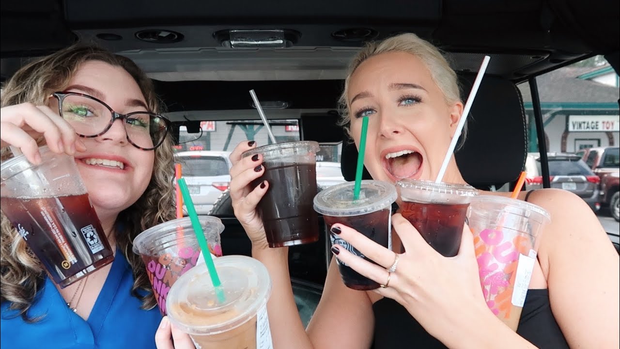 Trying EVERY Coffee in Our Town! IN ONE DAY