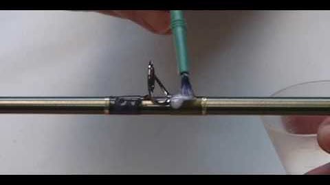 Building your first Fly Rod - Part 18 - Applying color preservative