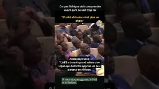 L’Afrique doit comprendre cette leçon #afrique #africa #abdoulayediop