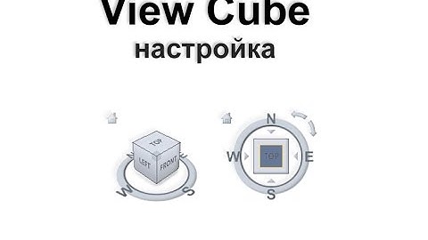 Настройка  ViewCube  в 3ds Max 2014