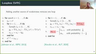 OWOS: Yura Malitsky - "Stochastic Variational Reduction for Variational Inequality Methods"