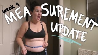 Measurement update! Health & Fitness Journey Week 9