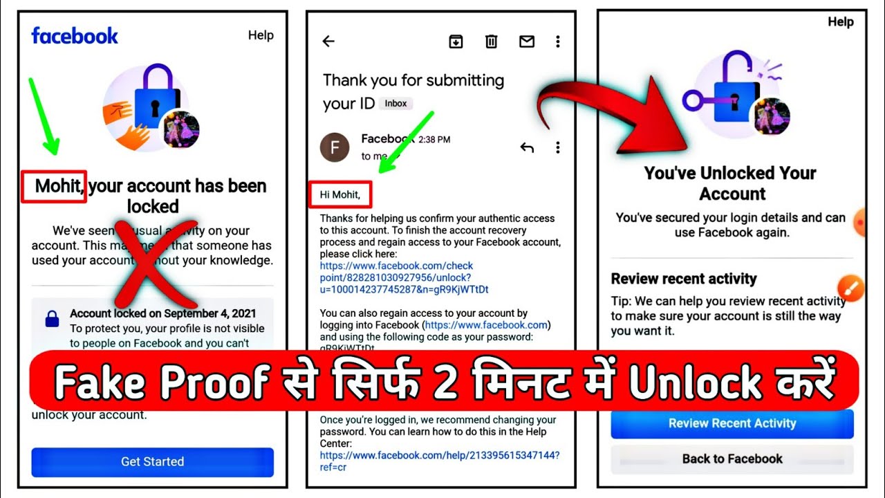 How To Unlock Locked Facebook Account Locked Facebook Account Unlock 2021 YouTube