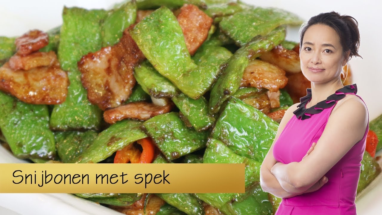 Snijbonen met spek
