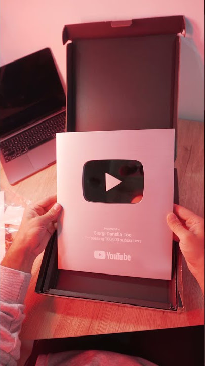 SILVER PLAY BUTTON! - Unboxing 100K YouTube AWARD!!