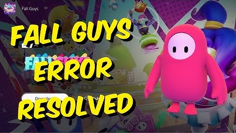 How To Fix PS5 Error Fall Guys This is Not Supported By This Game