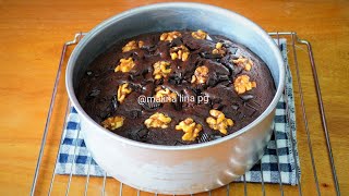 Kek Pisang Coklat Moist Klaster Kayangan | resepi kek pisang coklat mudah & sedap malina lina pg