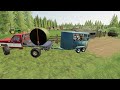 Selling our expensive race horse and baling hay | Back in my day 24 | Farming simulator 19