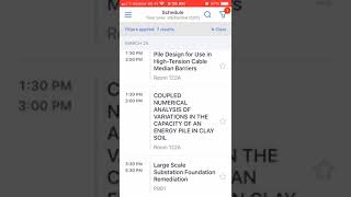 2019 Geo-Congress App - Search for Presentations