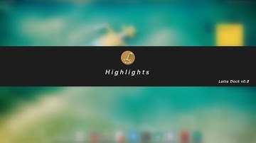 Latte Dock v0.8 - Official