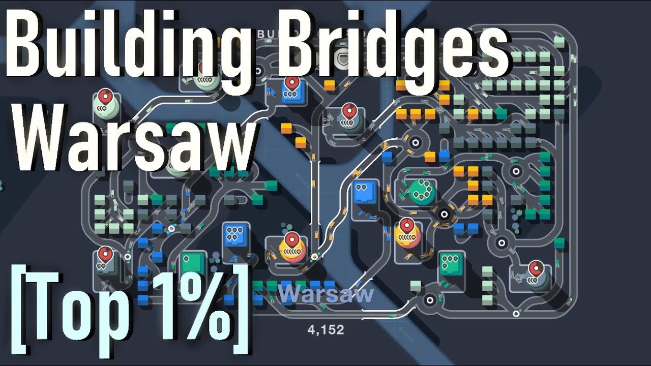[4.1k Trips] Mini Motorways - Warsaw's 'Building Bridges' Challenge ...