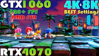 Sonic Superstars Switch | YUZU and RYUJINX Emulator BEST Settings Performance Test | 120  FPS | FSR