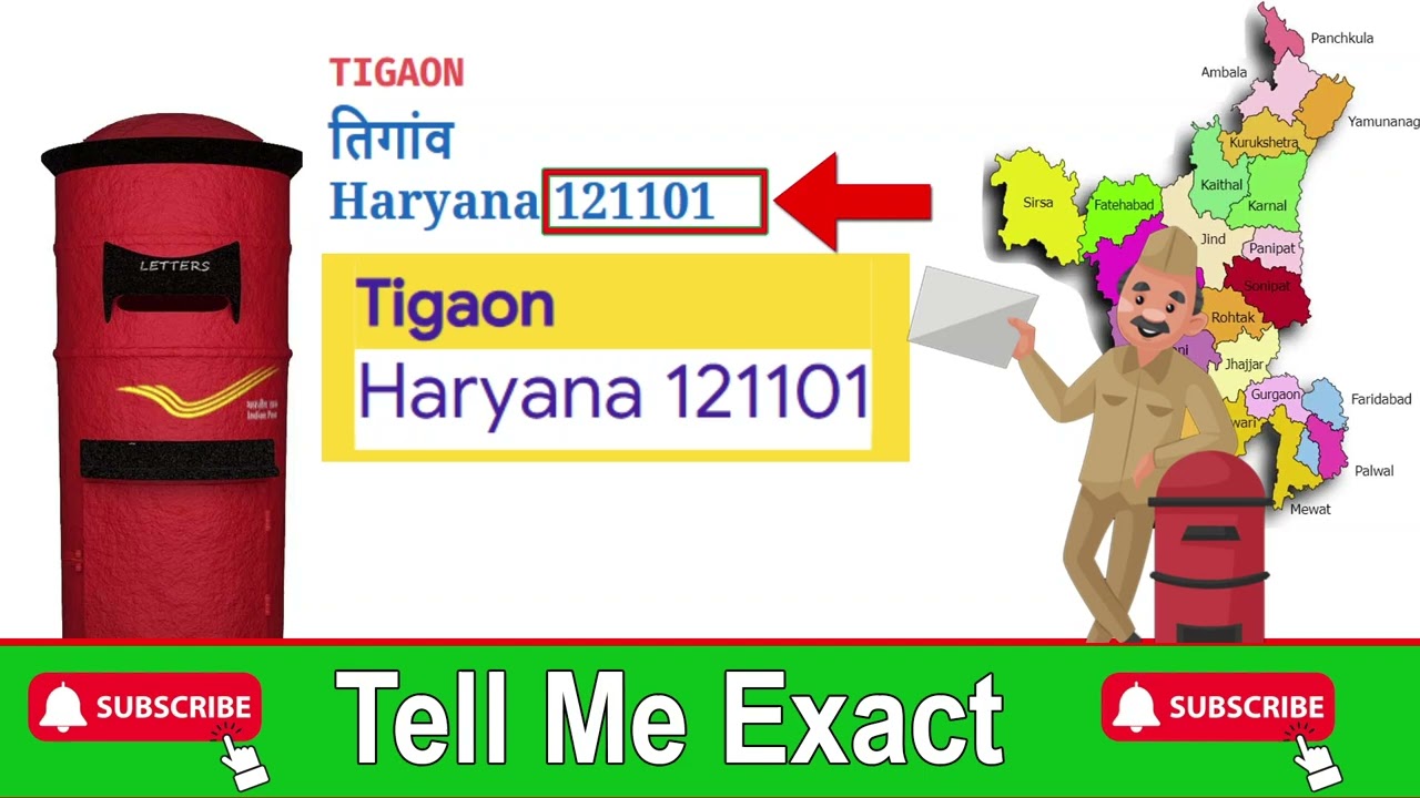 Tigaon, Faridabad PIN Code 121101