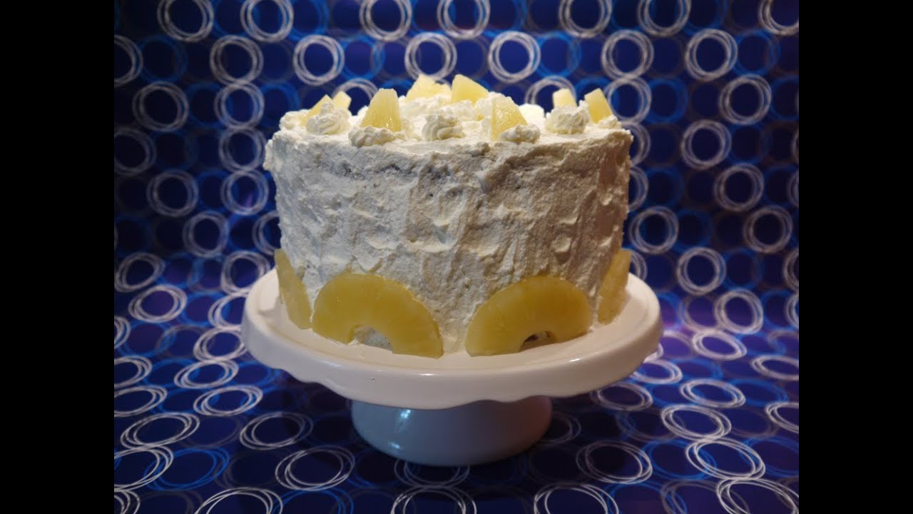 Ananas-Sahne-Torte mit Schoko-Bisquit Teil1 DER BODEN Kuchen backen ...