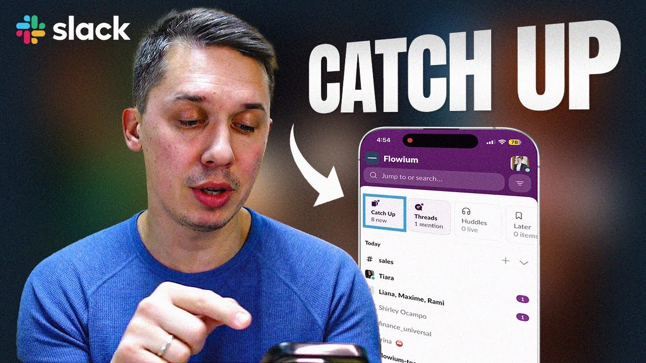 Slack Catch Up on Mobile | Flowium