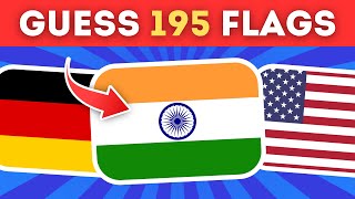 Guess All the 195 Flags of the World! | Guess the Flag Quiz 2024